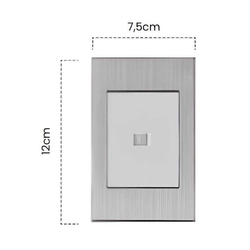 Toma RJ45 Stainless