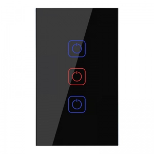 Interruptor Inteligente Triple Creator SN III Negro