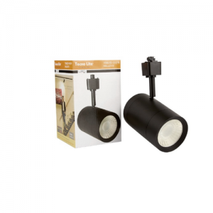Spot Riel LED Tecnolite 14.5W Ref: YSNLED-013 HALLEY I 3000K Negro