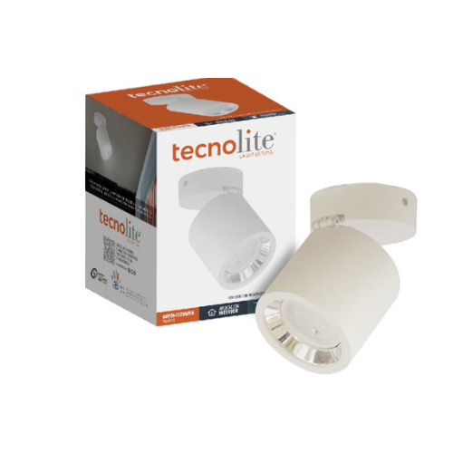 Spot Sobreponer No Incluye Bombillo Tecnolite Ref: YSN-4020 ALNASI II Blanco