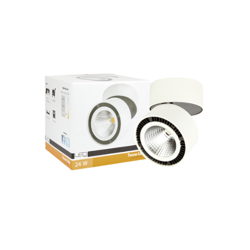 Spot Sobreponer LED Tecnolite 24W Ref: TLLED-209-24-30 PRAIA 3000K Blanco