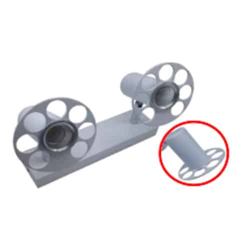 Spot LED Sobreponer 2 Luces 5W