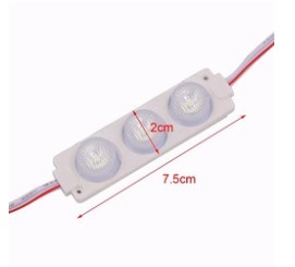 Módulo LED Rojo 12V 2W ( M24GW31A-H ).Instalación en el Canto (Iluminación Perimetral)