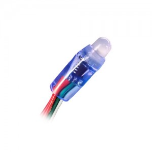 LED Pixel 5Mm 12V Transparente Color Rojo