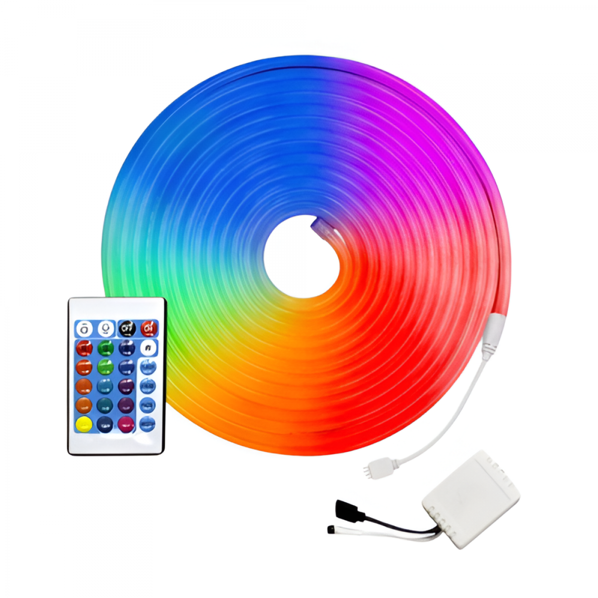 Kit Cinta Led Neón 12V RGB Con Control