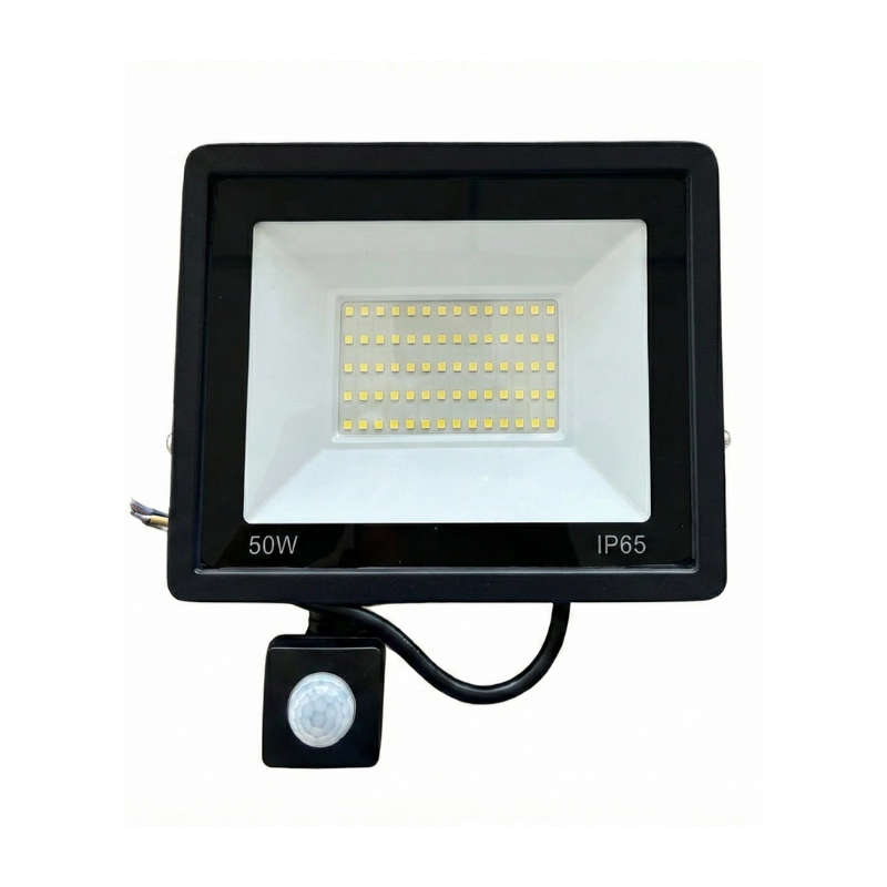 Reflector LED Con Sensor 50W 6500K
