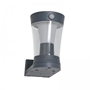 Aplique Solar 03W Base Negro 6500K