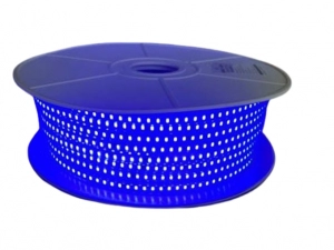 Cinta Led 120V Alta Potencia Azul 8W 8MM 120 Led*M 100M