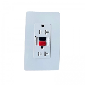 Toma Falla Tierra GFCI 20AMP De Lujo Blanca