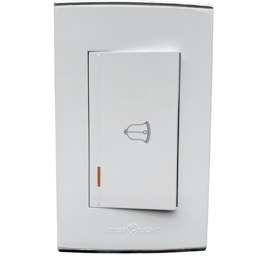 Botón Timbre Sencillo Michell Blanco V1102