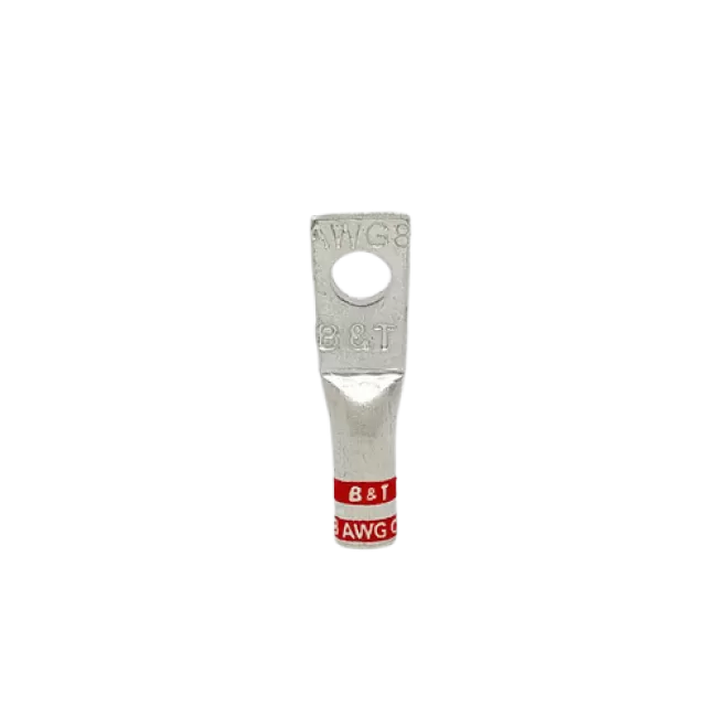 Terminal 1H Barril Corto No 8 AWG 3/16