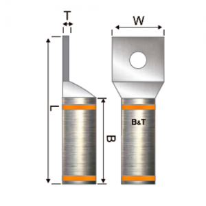 Terminal Bimetalica 1H No 3/0 AWG 1/2
