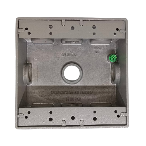 Caja Cuadrada 5 Salidas 1/2