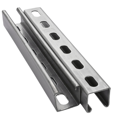 Riel Channel Perforado 4 X 4