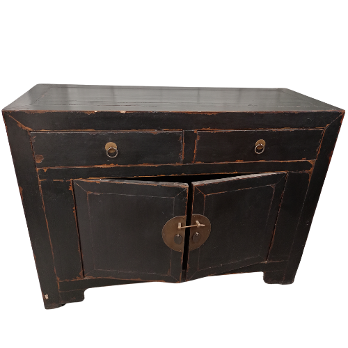 Mueble Cajonero Origen Chino De Lujo, Detalles En Bronce.