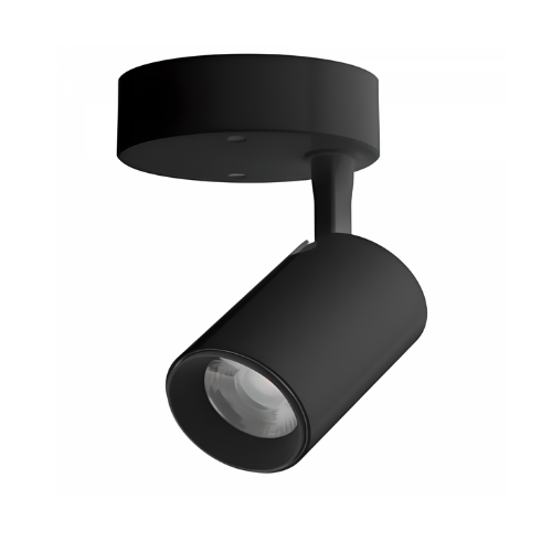 Spot De Sobreponer 7w Dirigible Color Negro TECNOLITE