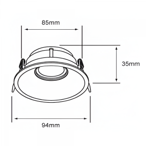 Luminaria De Interior Incrustar Rigel Tecnolite