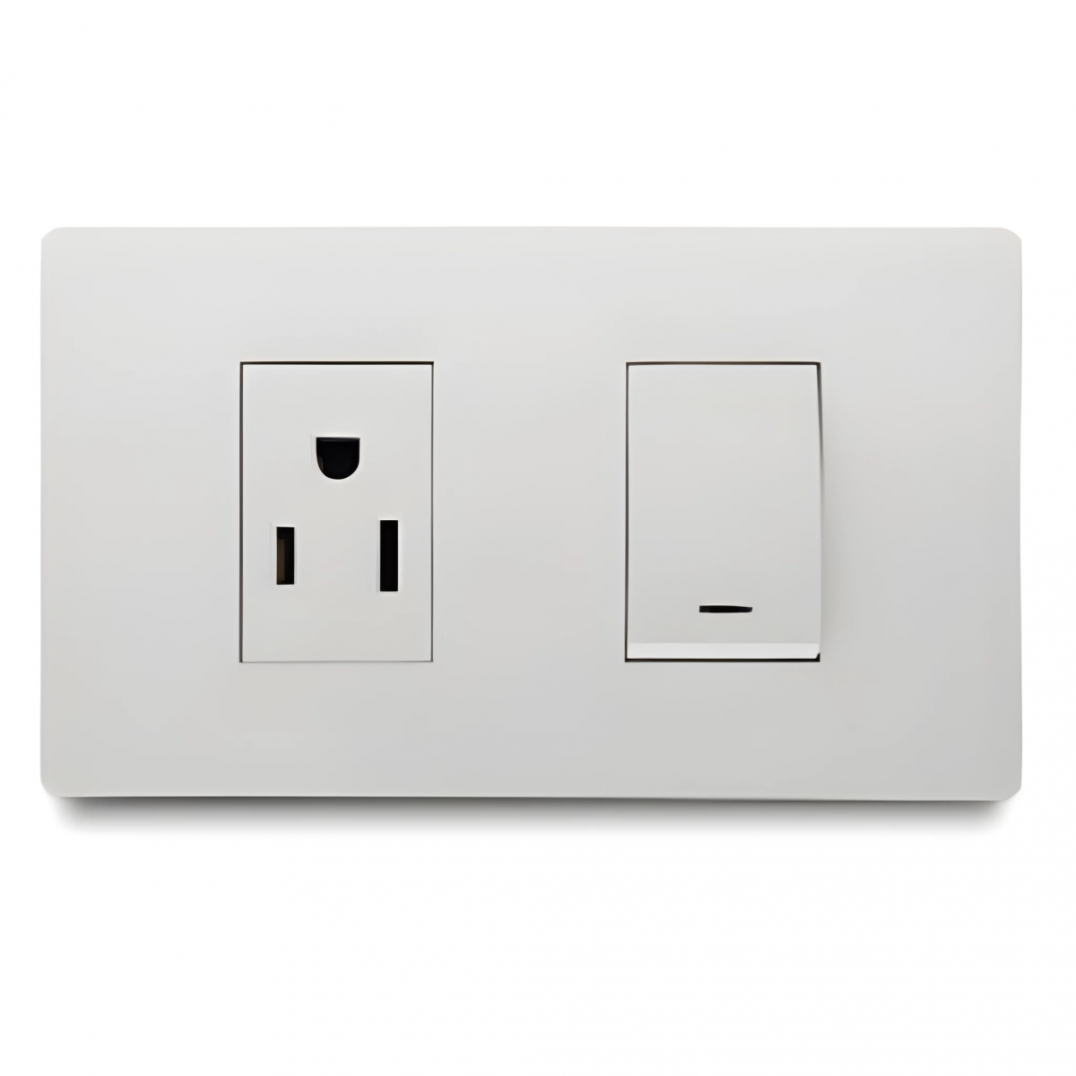 Mixto interruptor + Tomacorriente Nema 5-15R Veto