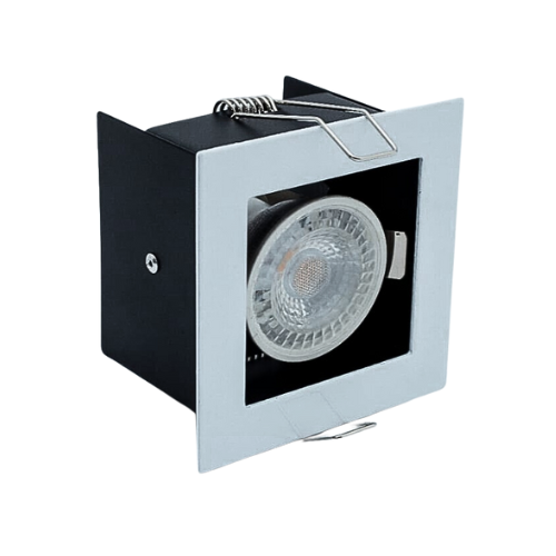 Luminaria Aro Cuadro Fijo Recesado 10W