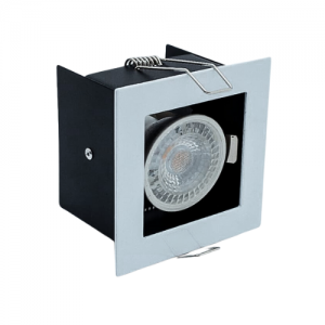 Luminaria Aro Cuadro Fijo Recesado 10W