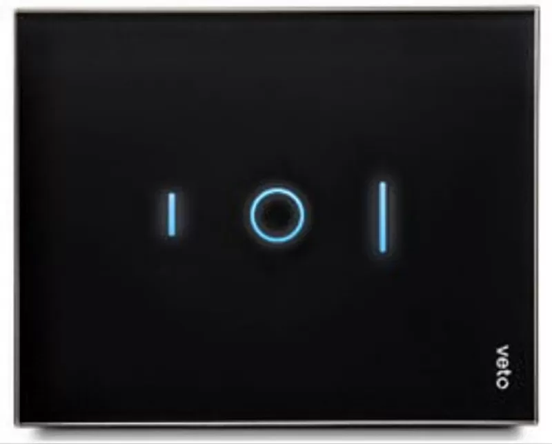 Dimmer Sencillo Inteligente Negro Plura VETO