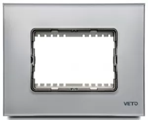 Placa 3H Vidrio Blanca Plura VETO