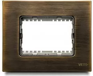 Placa 3H Inox Bronce Plura