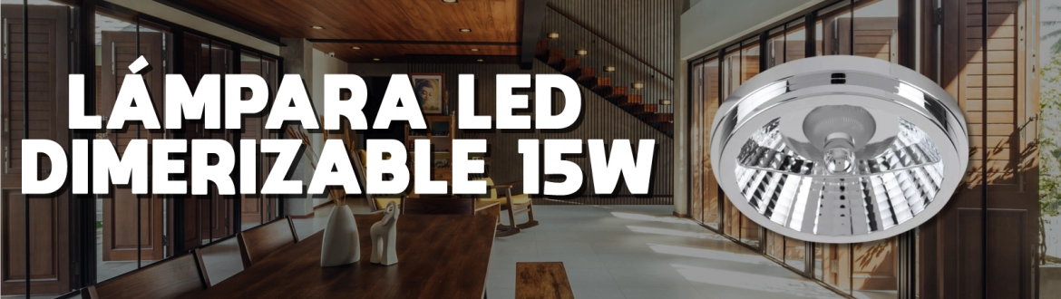 Bombillo Led AR111 Dimerizable 15W 3000K 12° 100-127V TECNOLITE