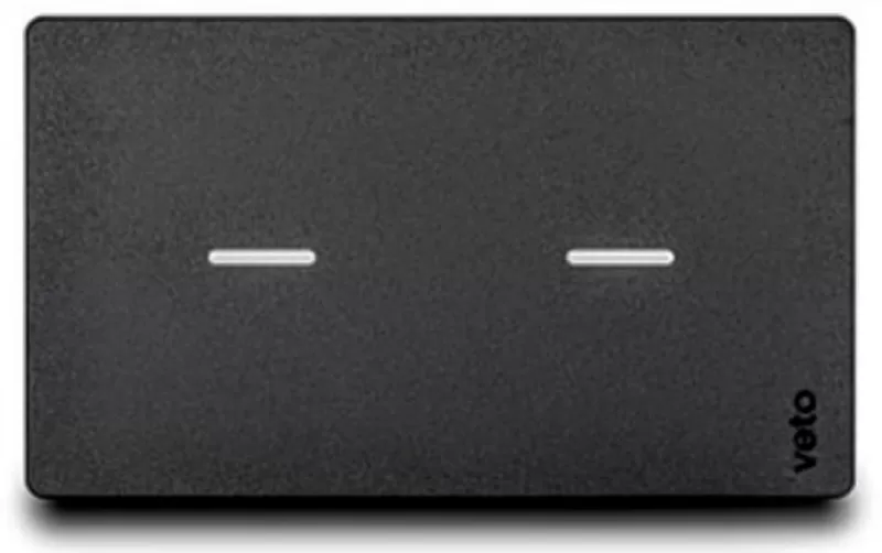 Conmutador Smart Doble premium Black VETO