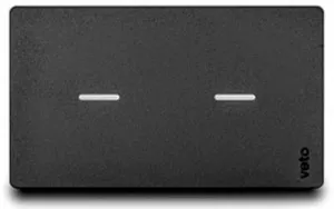 Conmutador Smart Doble premium Black VETO