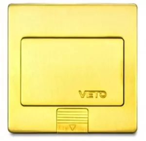 Socket Piso Dorado Linea VETO Accesorios
