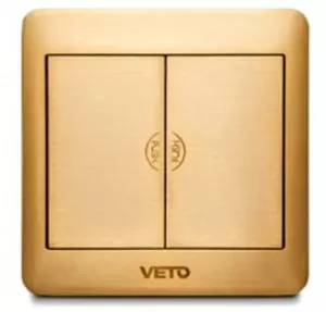 SOCKET PISO 6H DORADO