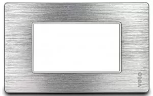 Placa 3H Aluminio plata premium VETO