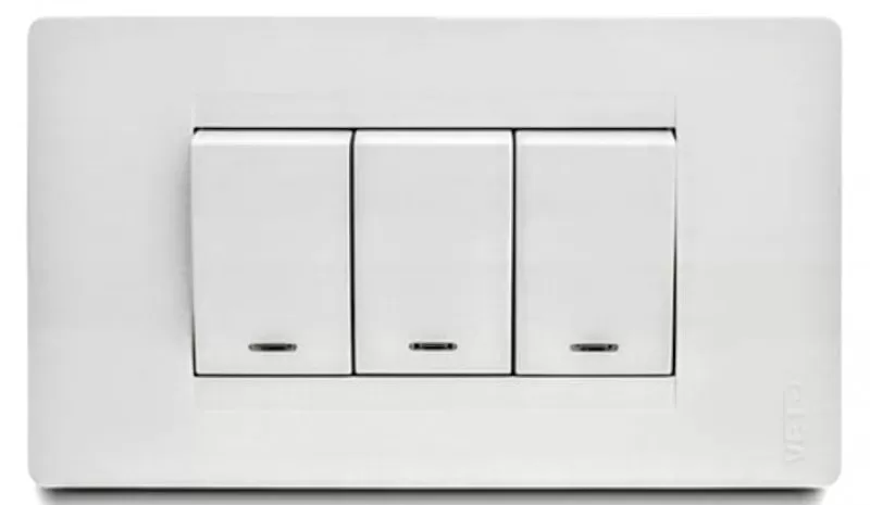 Conmutador Triple Linea Premium VETO