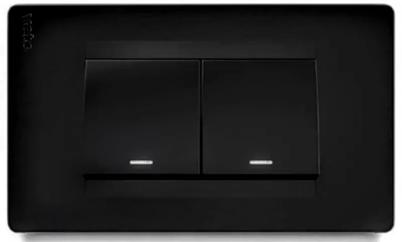 Interruptor Doble Black Premium VETO