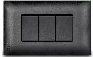 Conmutador Triple No Neon Black premium VETO