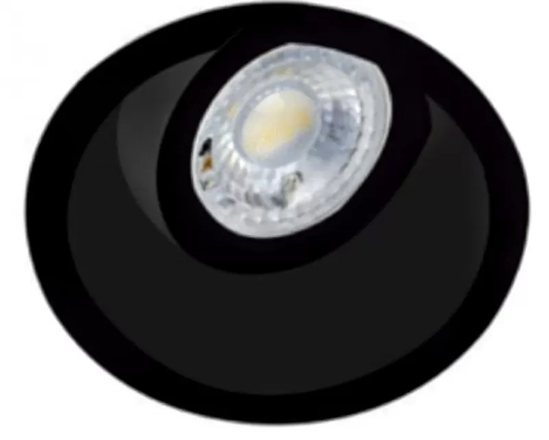 Bala incrustar recesada negro para GU10 TECNOLITE