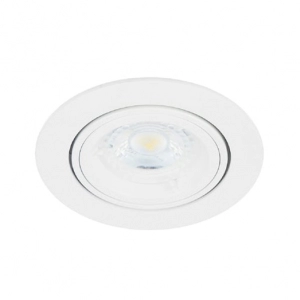 Bala incrustar redondo Plana dirigible sin lampara blanco para GU10 TECNOLITE