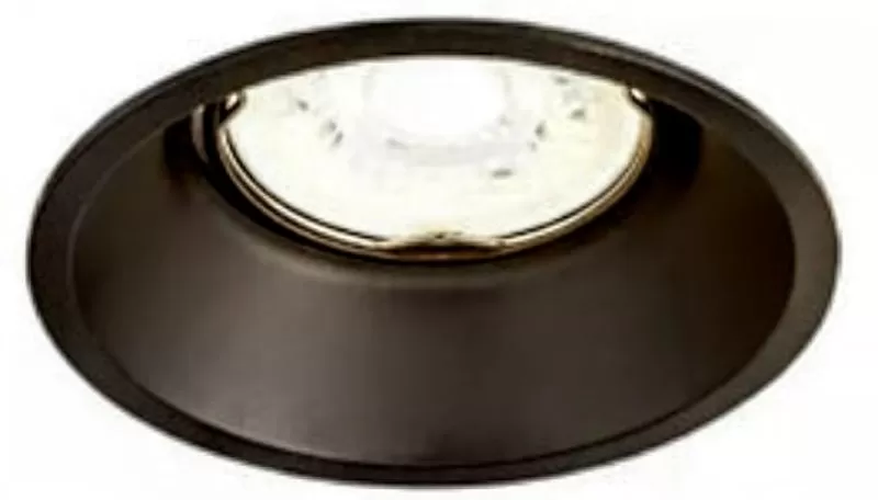 Bala color negro para incrustar GU10 TECNOLITE