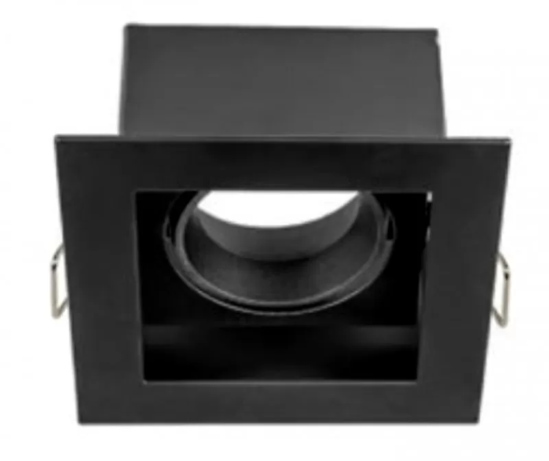 Kardan sencillo para GU10 Negro TECNOLITE