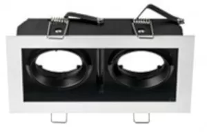 Kardan doble blanco para GU10 TECNOLITE