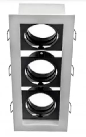 Kardan triple blanco para GU10 TECNOLITE