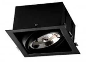 Kardan sencillo negro para AR111 TECNOLITE