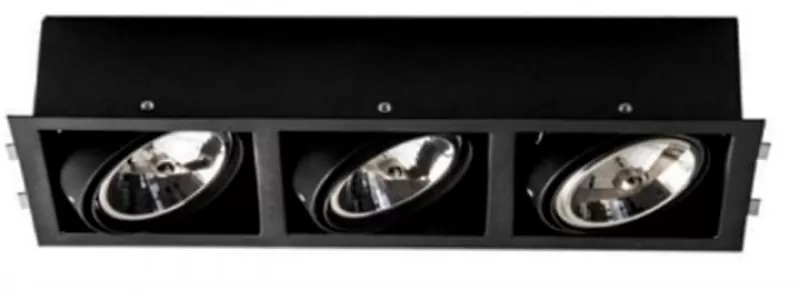 Kardan triple negro para AR111 TECNOLITE