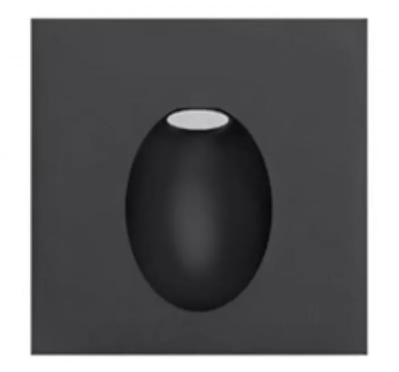 Aplique led incrustar 001 3W 3000K Negro 100-240V TECNOLITE