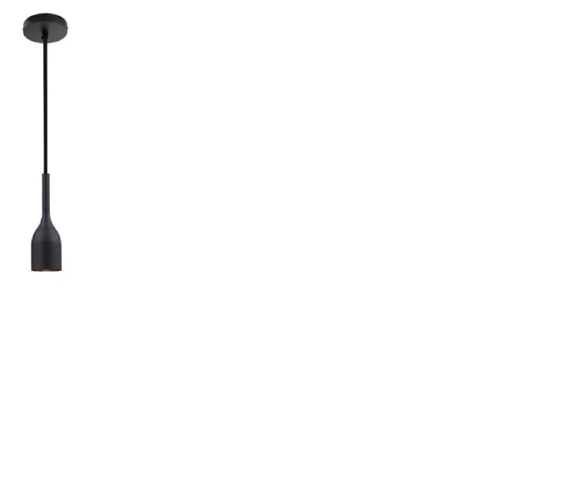 Socket colgante metalico negro 60W TECNOLITE