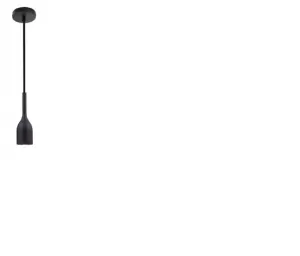 Socket colgante metalico negro 60W TECNOLITE