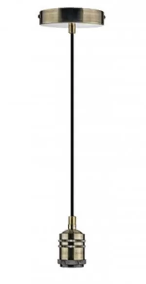 Socket colgante 8.5W E27 Aluminio TECNOLITE