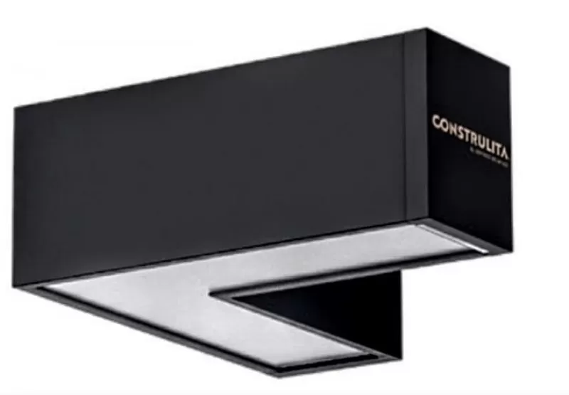 Accesorio en L 4000K Negro CONSTRULITA