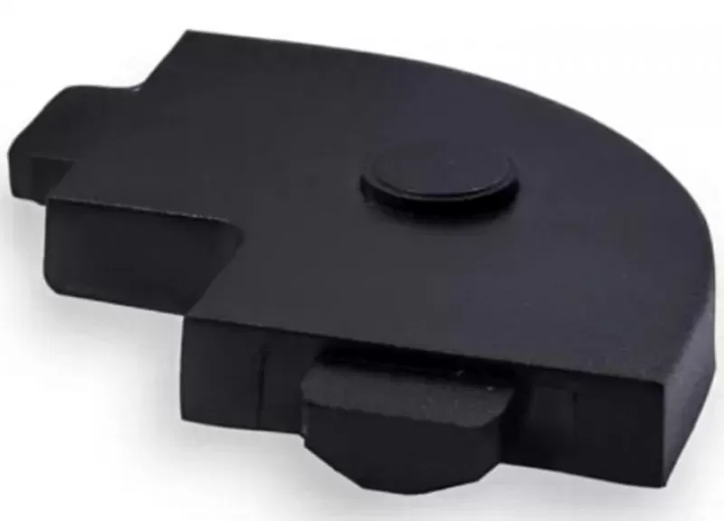 Conector en l para sistema de riel magnetico ECOLITE